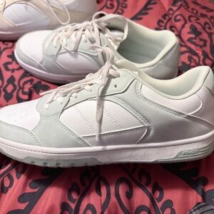 And1 White and Purple Sneakers